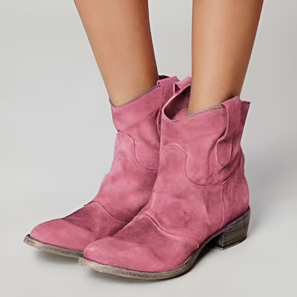 (PROMOTION EXCLUSIVE) Bottines en daim intemporelles + (CADEAU)