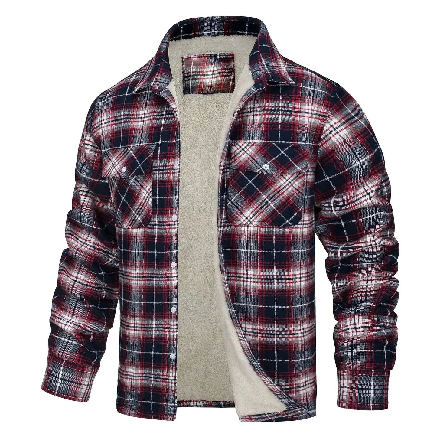(PAGUE 1 LEVE 2) Jaqueta Masculina Xadrez + BRINDE