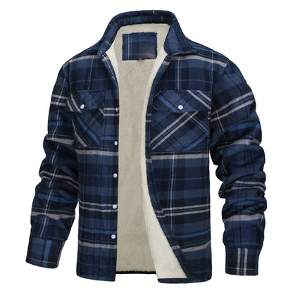 (PAGUE 1 LEVE 2) Jaqueta Masculina Xadrez + BRINDE