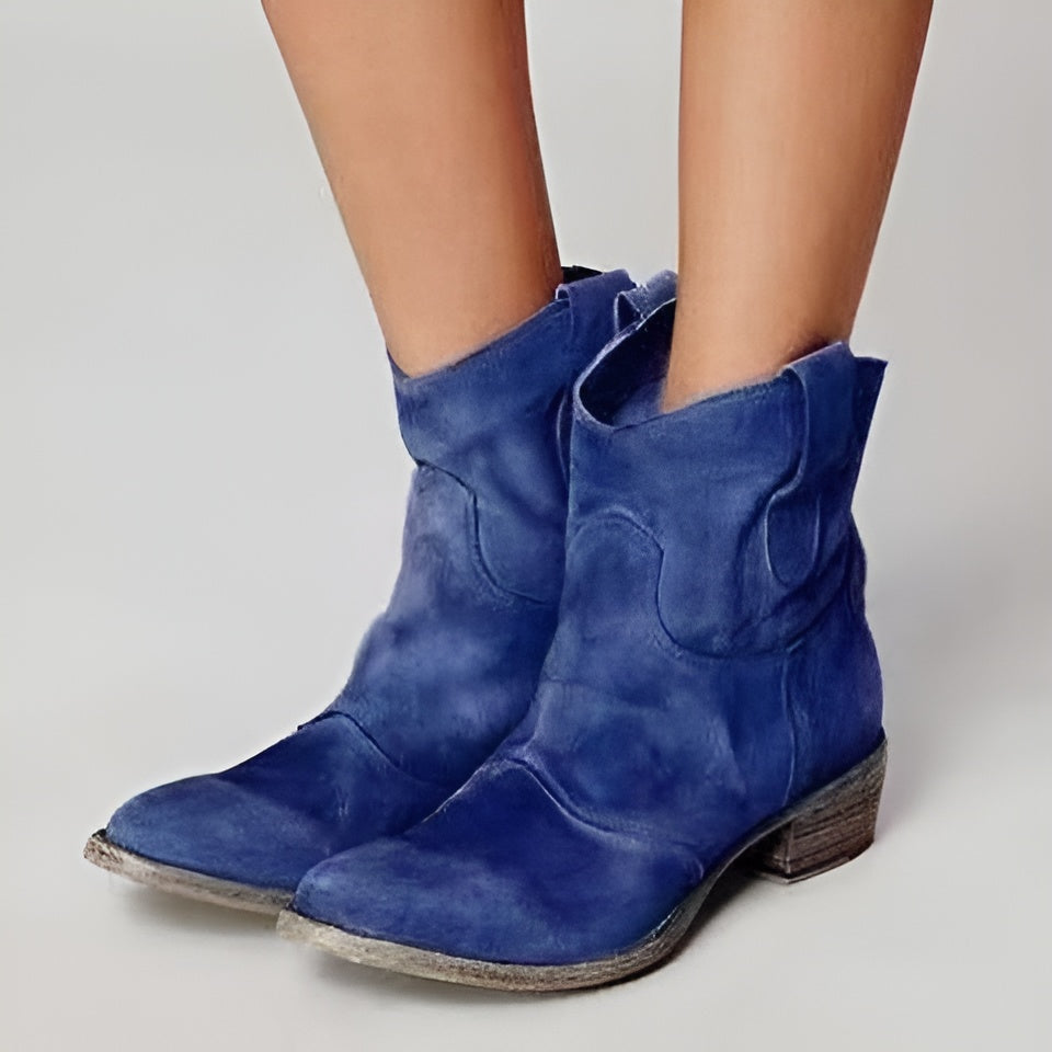 (PROMOTION EXCLUSIVE) Bottines en daim intemporelles + (CADEAU)