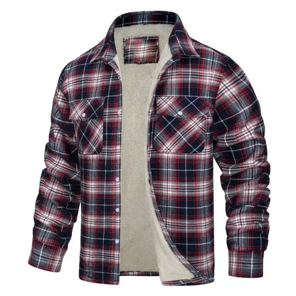 (PAGUE 1 LEVE 2) Jaqueta Masculina Xadrez + BRINDE