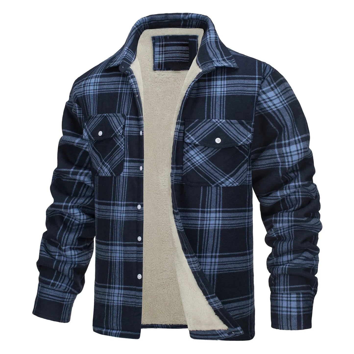 (PAGUE 1 LEVE 2) Jaqueta Masculina Xadrez + BRINDE