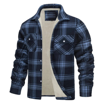 (PAGUE 1 LEVE 2) Jaqueta Masculina Xadrez + BRINDE