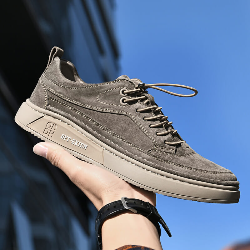 Baskets Homme en Cuir Premium Off-Ekien + CADEAU