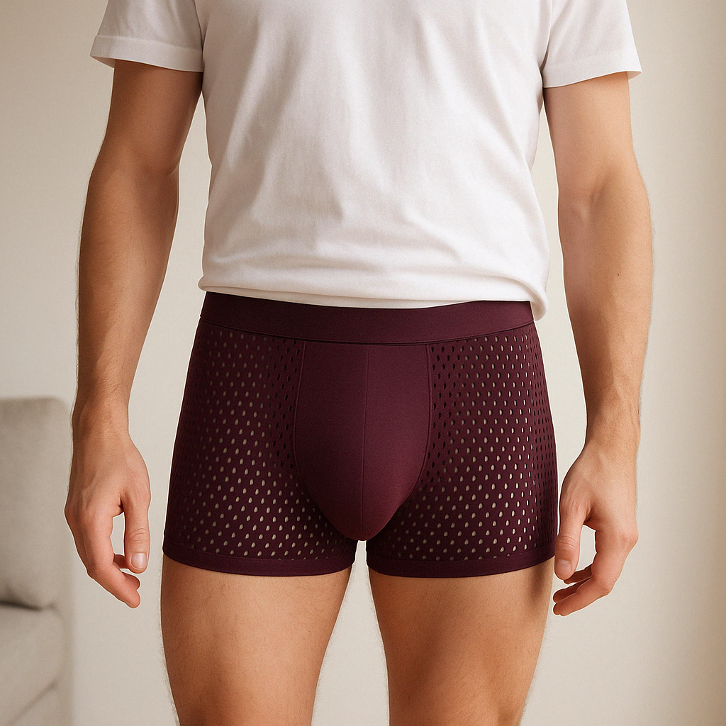 (5 ACHETÉS = 5 OFFERTS) Boxers Écologiques en Bambou – Douceur, Respirabilité et Confort Durable