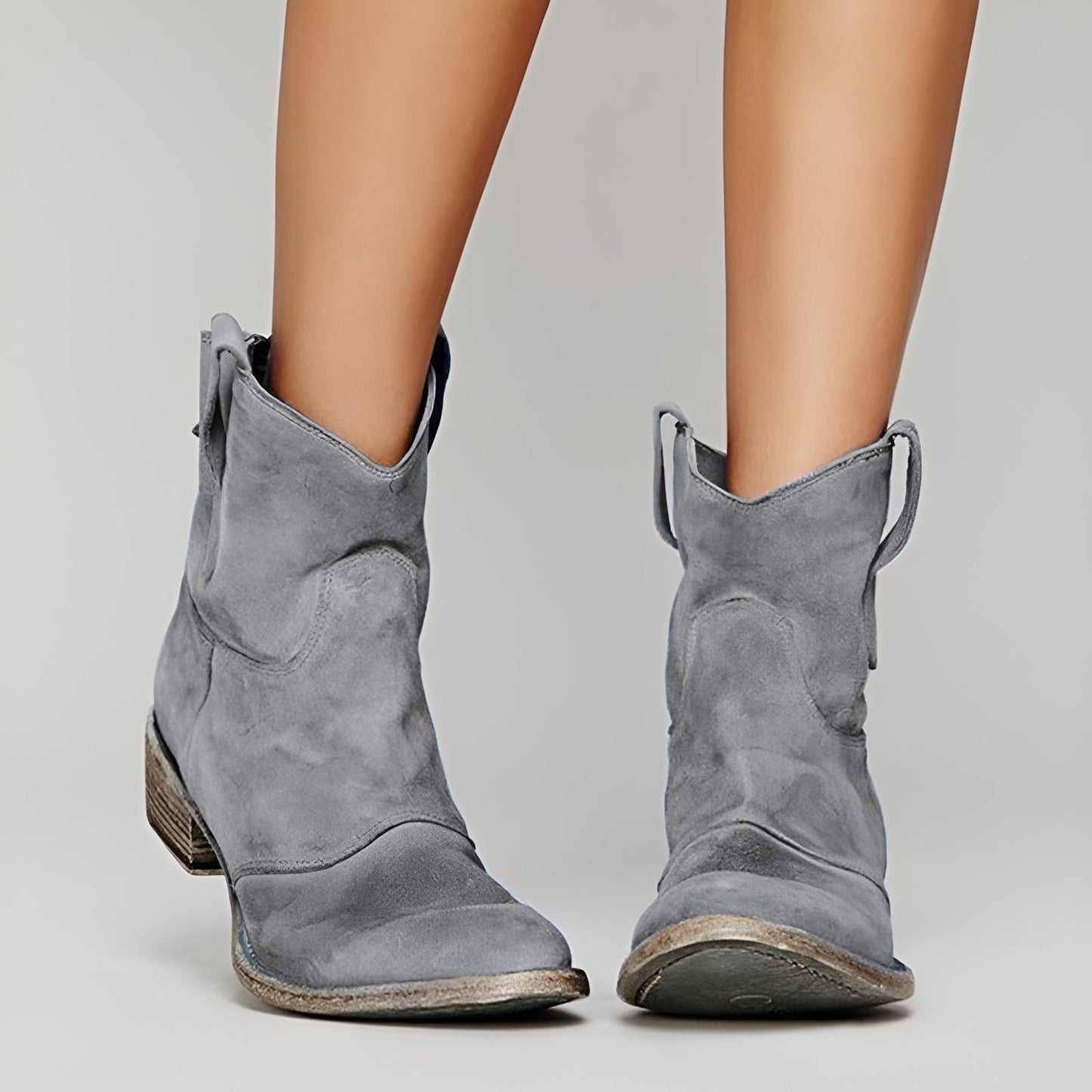 (PROMOTION EXCLUSIVE) Bottines en daim intemporelles + (CADEAU)